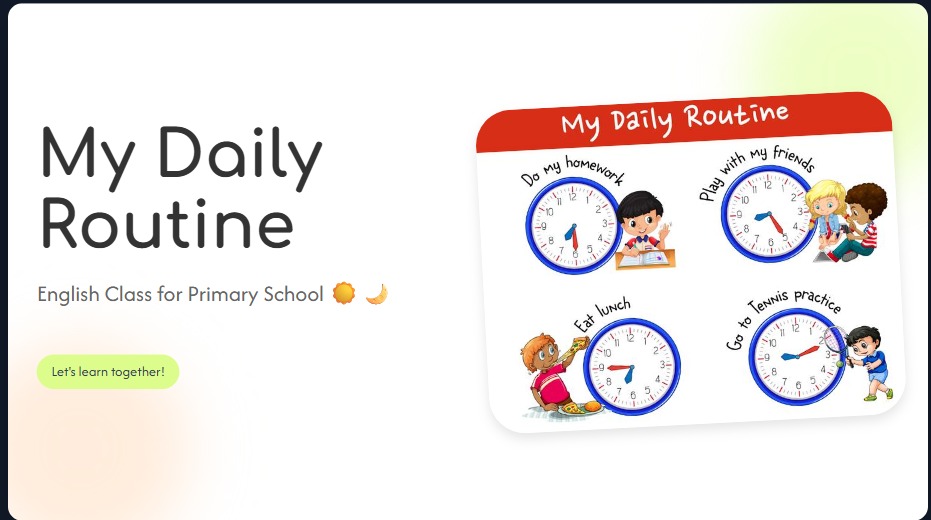 English Class for Primary School